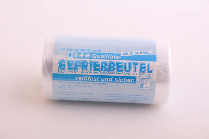 Gefrierseitenfaltenbeutel